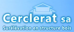 Cerclerat - Agrandissement de maison en bois et amenagement de comble gr�ce � la surélévation de toit (Romans, Valence)
